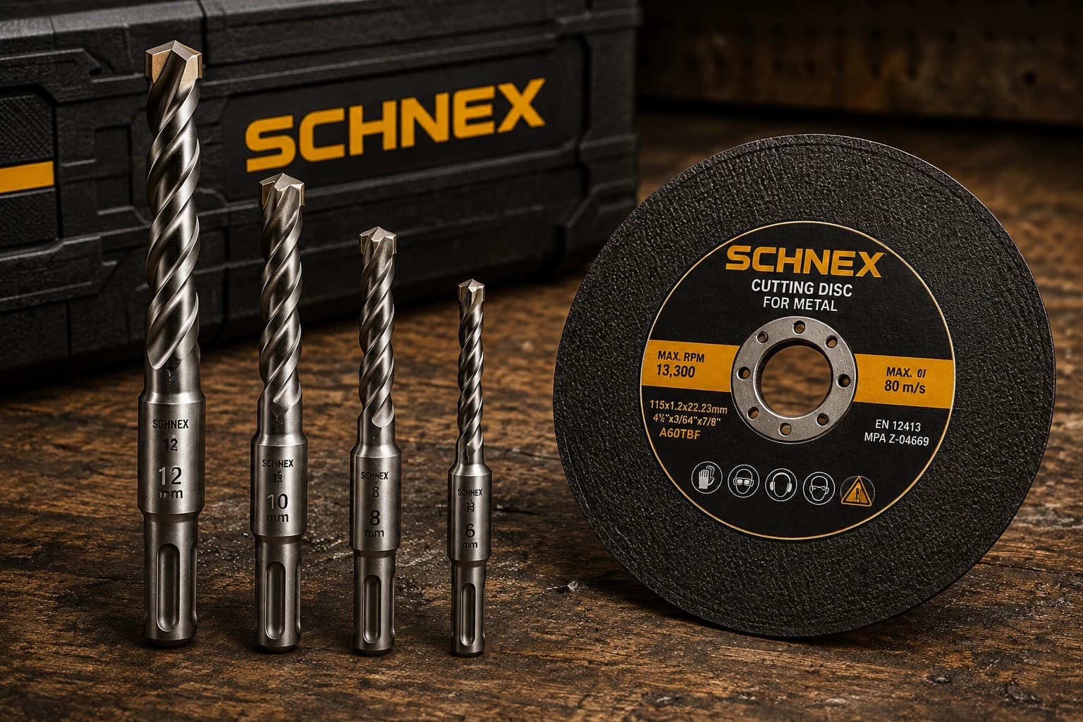 SCHNEX SDS Drill Bit Set
